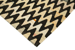 Handmade Area Rug – Neutral Beige Geometric Cotton Wool Rug 7'9''x10'6''