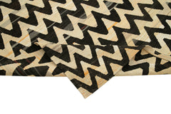 Handmade Area Rug – Neutral Beige Geometric Cotton Wool Rug 7'9''x10'6''