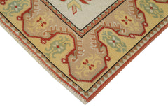 Tebriz Beige Classic Cotton Wool Handmade Area Rug 2'9'' x 4'4''