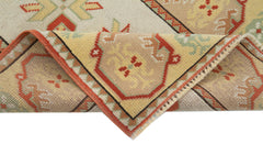 Tebriz Beige Classic Cotton Wool Handmade Area Rug 2'9'' x 4'4''