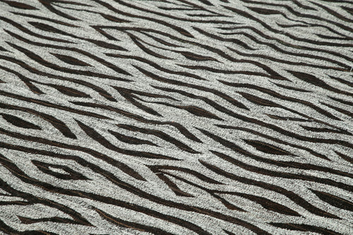 Handmade Area Rug – Blue Geometric Cotton Wool Vintage Handwoven Carpet 8'2"x10'8"