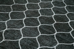 Geometric Carpet Black Geometric Cotton Wool Handmade Area Rug 9'5'' x 13'1''