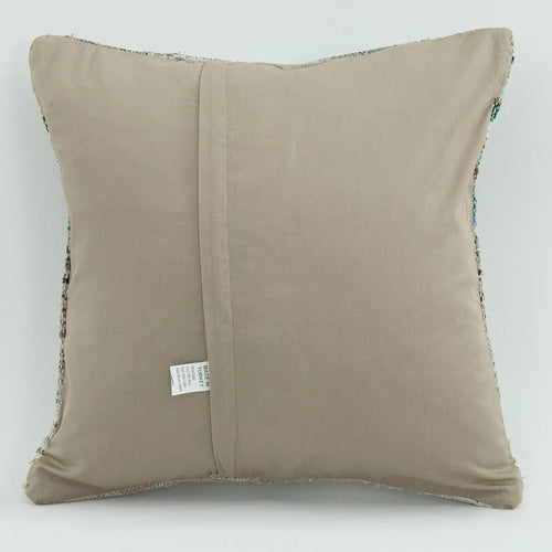 Emel Grey Ethnic Wool Decorative Pillow Case 45x45