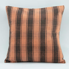 Emel Orange Ethnic Wool Decorative Pillow Case 1'8'' x 1'8''