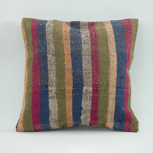 Emel Multy Ethnic Wool Decorative Pillow Case 1'8'' x 1'8''