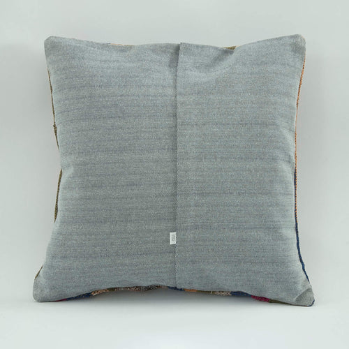 Emel Multy Ethnic Wool Decorative Pillow Case 1'8'' x 1'8''