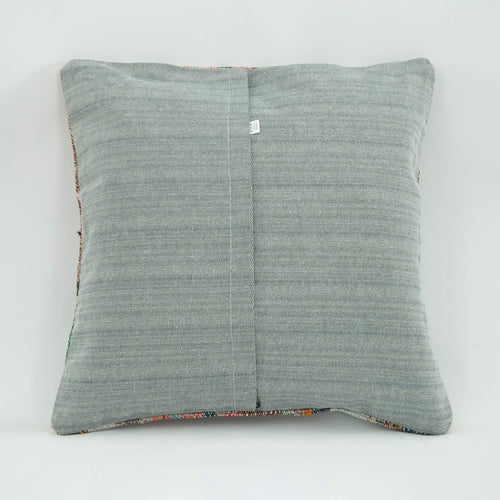 Emel Multy Striped Wool Decorative Pillow Case 1'8'' x 1'8''