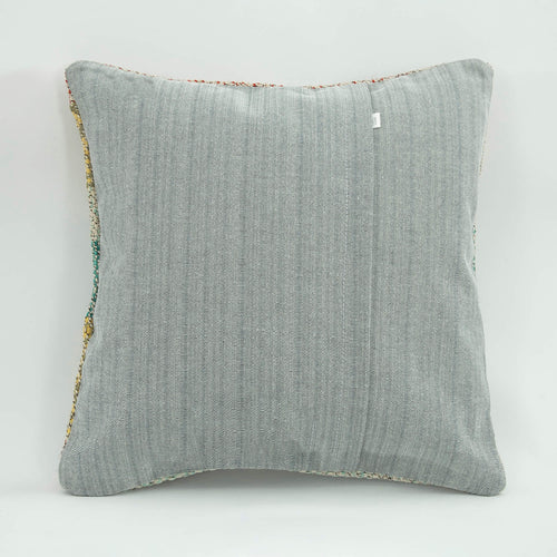 Emel Brown Ethnic Wool Decorative Pillow Case 1'8'' x 1'8''