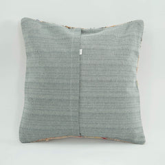 Emel Beige Ethnic Wool Decorative Pillow Case 1'8'' x 1'8''