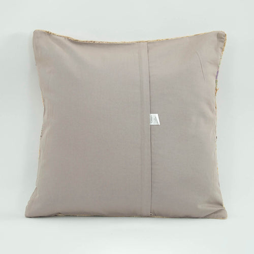 Emel Cream Striped Wool Decorative Pillow Case 1'8'' x 1'8''