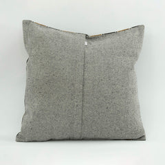 Emel Brown Ethnic Wool Decorative Pillow Case 1'8'' x 1'8''