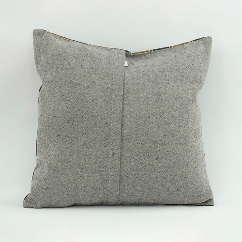 Emel Brown Ethnic Wool Decorative Pillow Case 1'8'' x 1'8''