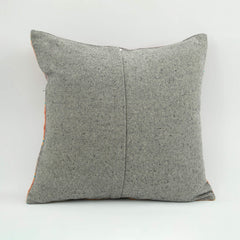 Wool Decorative Pillow – Purple Ethnic Pillow Case 18x18 Zipper Cover