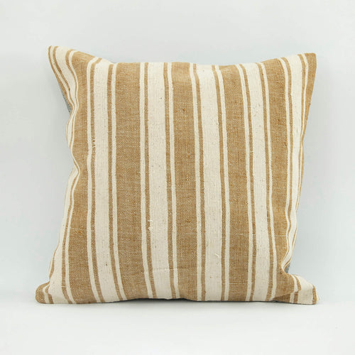 Wool Decorative Pillow - Emel Brown Ethnic Pillow Case With Zipper Cover