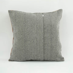 Emel Pink Ethnic Wool Decorative Pillow Case 1'8'' x 1'8''