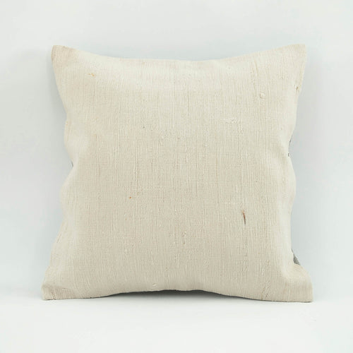 Wool Decorative Pillow - Emel Pink Ethnic Pillow Cover 18x18 Zipper Case