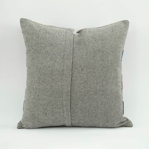 Emel Beige Ethnic Wool Decorative Pillow Case 1'8'' x 1'8''