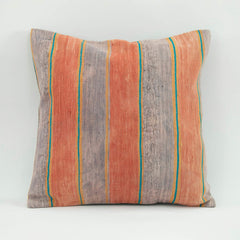 Emel Purple Ethnic Wool Decorative Pillow Case 1'8'' x 1'8''