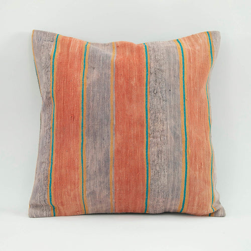 Emel Purple Ethnic Wool Decorative Pillow Case 1'8'' x 1'8''