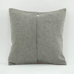 Emel Purple Ethnic Wool Decorative Pillow Case 1'8'' x 1'8''