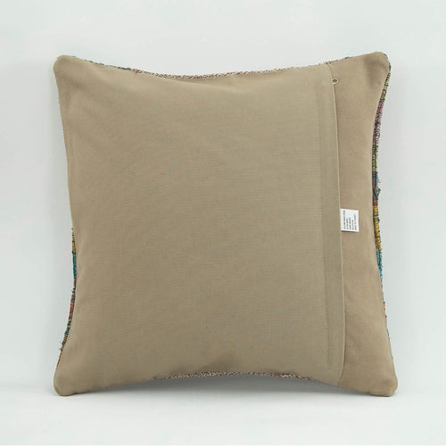 Emel Multy Ethnic Wool Decorative Pillow Case 1'8'' x 1'8''