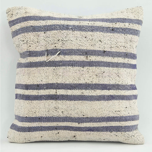 Emel Beige Ethnic Wool Decorative Pillow Case 1'8'' x 1'8''