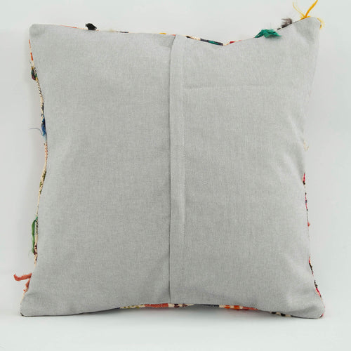 Emel Multy Ethnic Wool Decorative Pillow Case 1'8'' x 1'8''