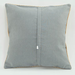 Emel Yellow Ethnic Wool Decorative Pillow Case 1'8'' x 1'8''