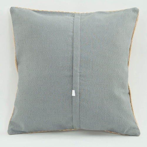 Emel Yellow Ethnic Wool Decorative Pillow Case 1'8'' x 1'8''