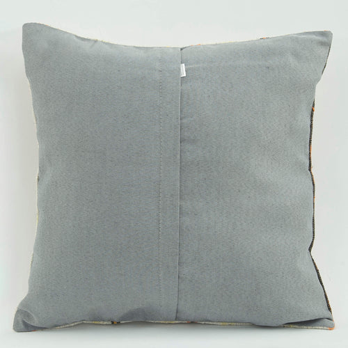 Wool Decorative Pillow Emel Beige Ethnic Cushion Cover With Zipper 18x18