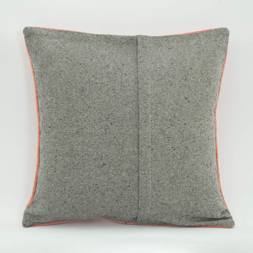 Wool Decorative Pillow – Emel Pink Ethnic Pillow Case 18x18 Zipper Cover