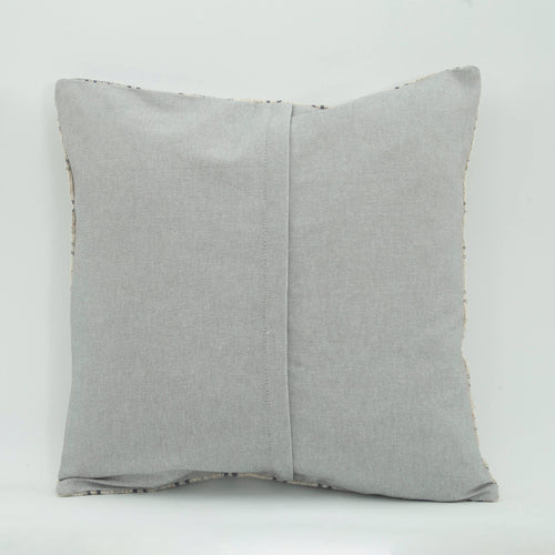Wool Decorative Pillow Case – Beige Ethnic 1.8 x 1.8 Zipper Cover