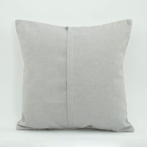Emel Beige Ethnic Wool Decorative Pillow Case 1'8'' x 1'8''