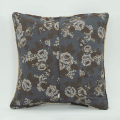 Wool Decorative Pillow - Beige Ethnic Cushion Cover With Zipper 18x18