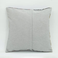 Wool Decorative Pillow Case - Black Ethnic Handmade Cushion Cover 18x18