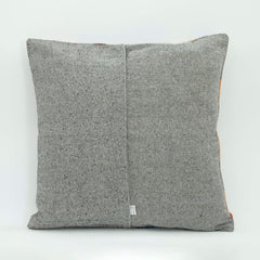 Emel Blue Ethnic Wool Decorative Pillow Case 1'8'' x 1'8''