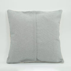 Emel Beige Ethnic Wool Decorative Pillow Case 1'8'' x 1'8''