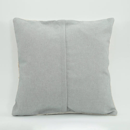 Emel Beige Ethnic Wool Decorative Pillow Case 1'8'' x 1'8''