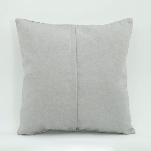 Emel Beige Ethnic Wool Decorative Pillow Case 1'8'' x 1'8''