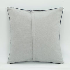 Emel Blue Ethnic Wool Decorative Pillow Case 1'8'' x 1'8''