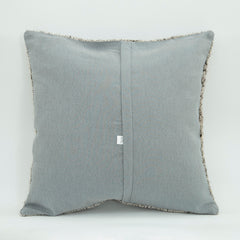 Emel Beige Ethnic Wool Decorative Pillow Case 1'8'' x 1'8''