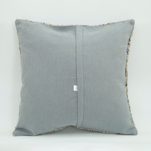 Emel Beige Ethnic Wool Decorative Pillow Case 1'8'' x 1'8''