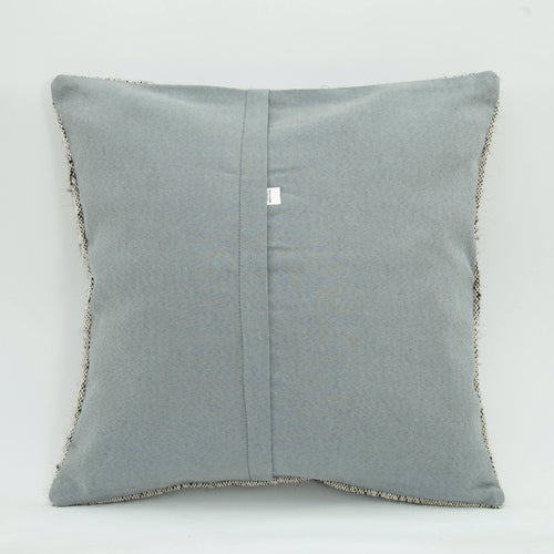 Emel Beige Ethnic Wool Decorative Pillow Case 1'8'' x 1'8''