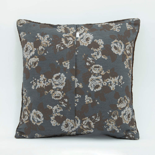 Emel Brown Ethnic Wool Decorative Pillow Case 1'8'' x 1'8''