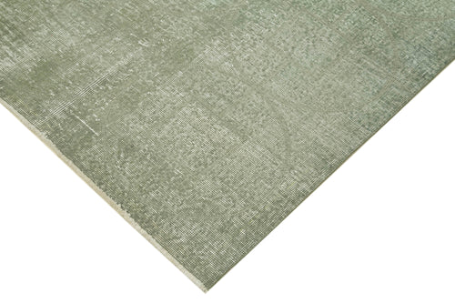 Geometric Carpet Grey Geometric Cotton Wool Handmade Area Rug 6'3'' x 9'6''