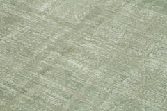 Geometric Carpet Grey Geometric Cotton Wool Handmade Area Rug 6'3'' x 9'6''