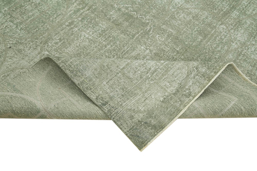 Geometric Carpet Grey Geometric Cotton Wool Handmade Area Rug 6'3'' x 9'6''