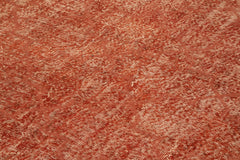 Geometric Carpet Orange Geometric Cotton Wool Handmade Area Rug 6'8'' x 10'0''