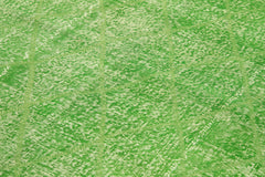 Geometric Carpet Green Geometric Cotton Wool Handmade Area Rug 6'5'' x 9'9''