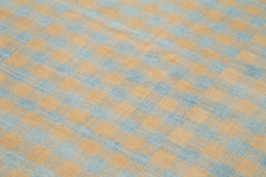 Striped Kilim Orange Striped Cotton Wool Handmade Area Rug 5'6'' x 8'10''